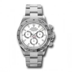 ROLEX OYSTER PERPETUAL COSMOGRAPH DAYTONA ( WHITE DIAL ) SWISS AUTOMATIC WATCH (OG BOX)
