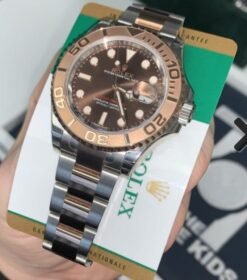 ROLEX YACHT MASTER ( BROWN ) WITH OG BOX