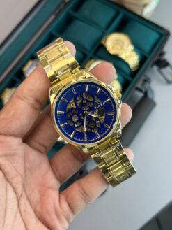 ROLEX AUTOMATIC MACHINE ( GOLD & BLUE ) WITH OG BOX