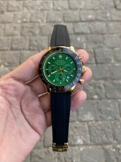 ROLEX DAY TONA (GREEN DIAL & BLACK BELT) (OG BOX)